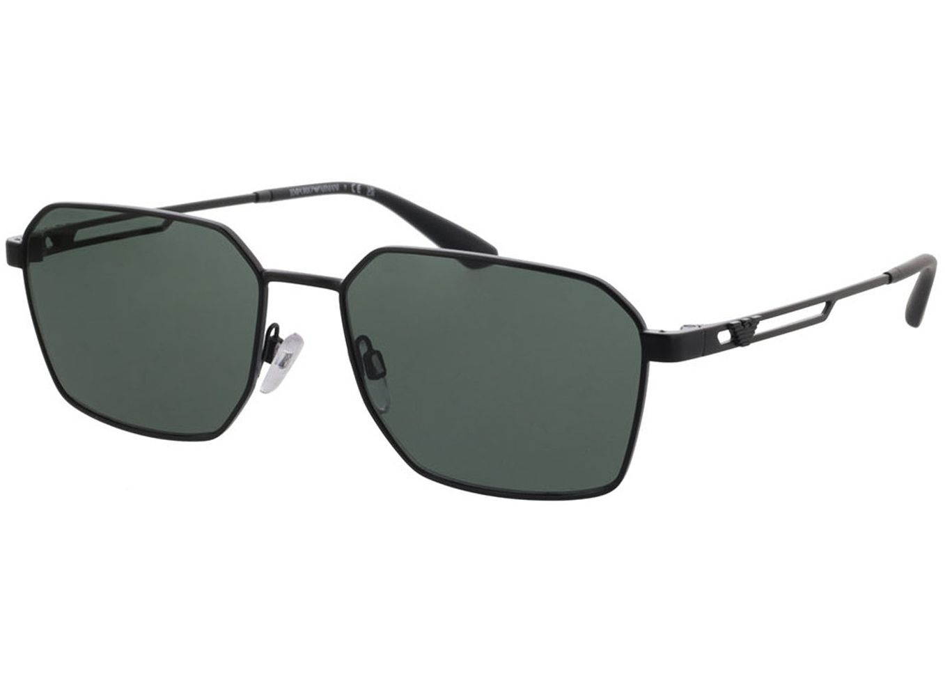 Emporio Armani EA2140 300171 57-17 Sonnenbrille mit Sehstärke erhältlich, Herren, Vollrand, Rechteckig von Emporio Armani