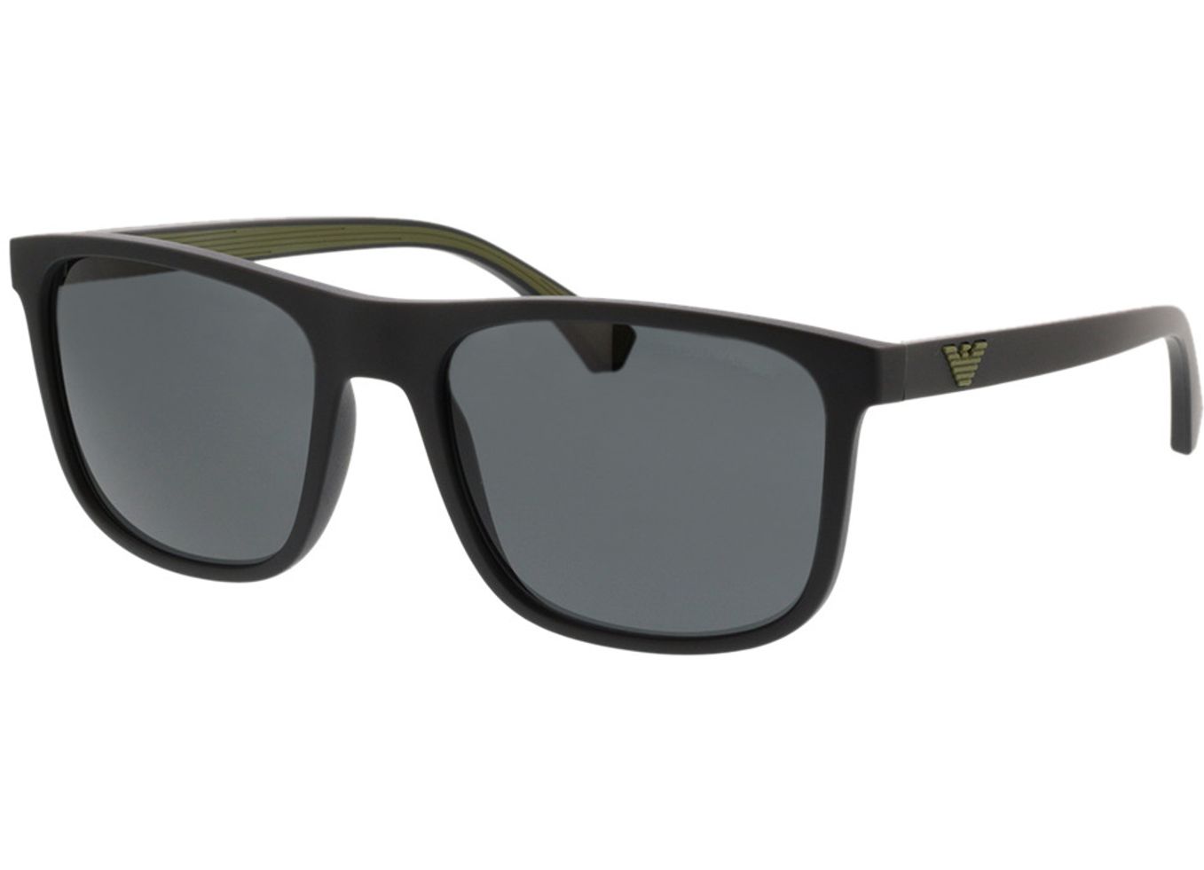 Emporio Armani EA4129 504287 56-19 Sonnenbrille mit Sehstärke erhältlich, Herren, Vollrand, Eckig von Emporio Armani