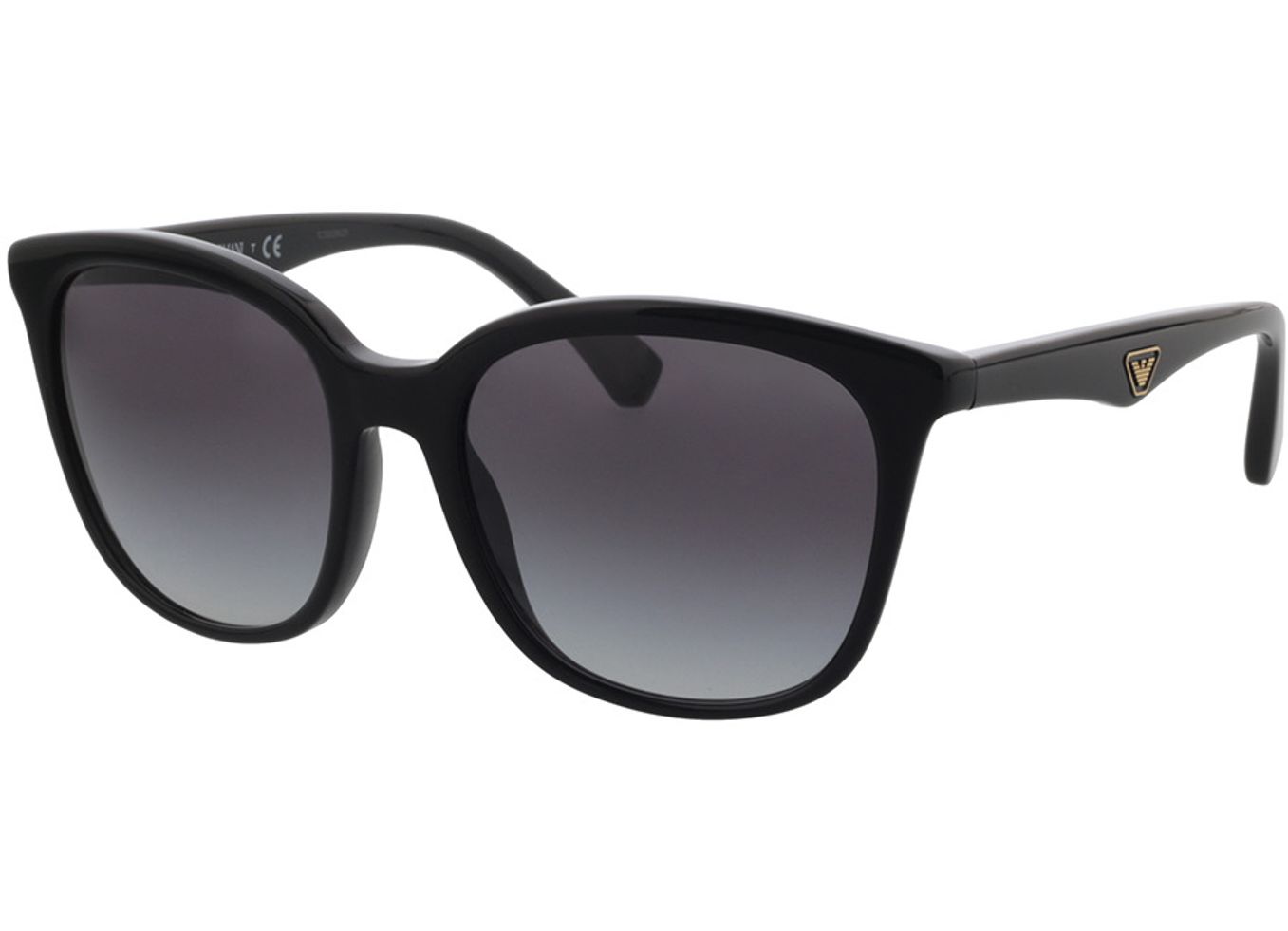 Emporio Armani EA4157 50178G 55-18 Sonnenbrille mit Sehstärke erhältlich, Damen, Vollrand, Eckig von Emporio Armani