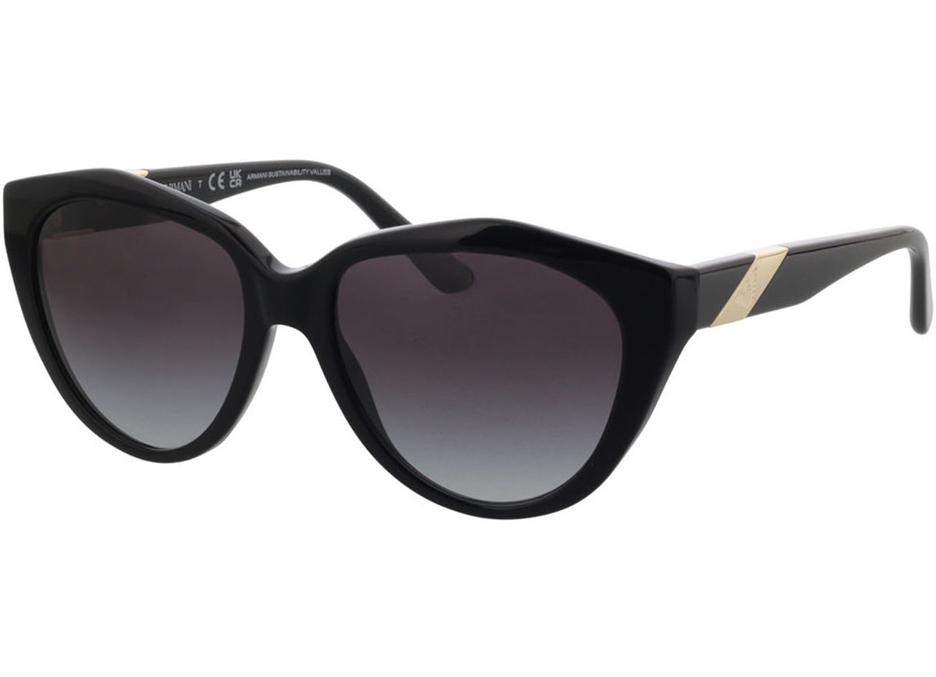 Emporio Armani EA4178 58758G 54-17 Sonnenbrille mit Sehstärke erhältlich, Damen, Vollrand, Cateye von Emporio Armani