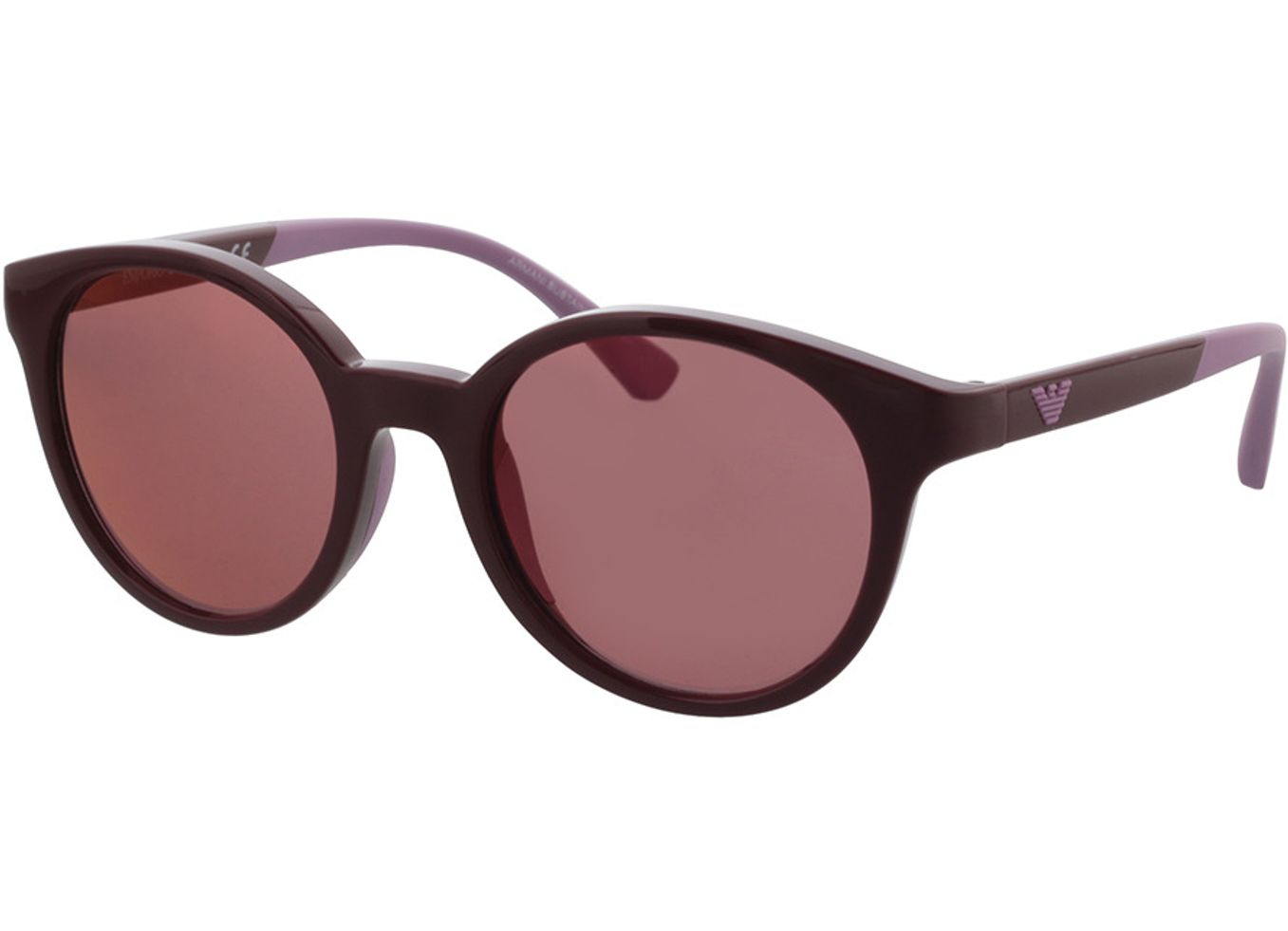 Emporio Armani EA4185 5077D0 47-18 Sonnenbrille mit Sehstärke erhältlich, Damen, Vollrand, Rund von Emporio Armani