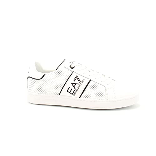 Emporio Armani EA7 Herren Classic Performance Sneaker White - Black 40 EU von Emporio Armani