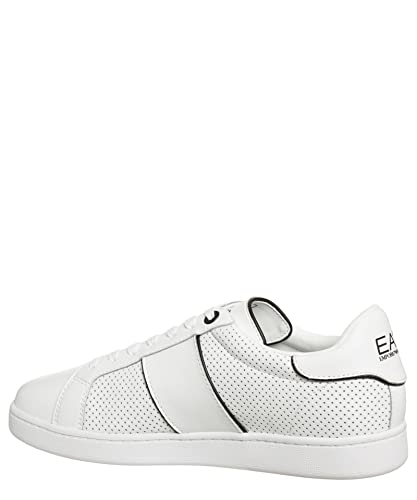 Emporio Armani EA7 Herren Classic Performance Sneaker White - Black 43 1/3 EU von Emporio Armani