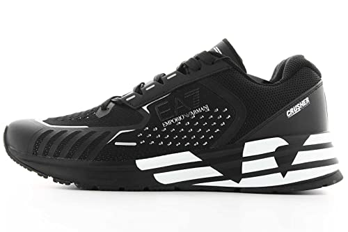 Emporio Armani EA7 Herren Crusher Distance Sneaker Black - White 41 1/3 EU von Emporio Armani