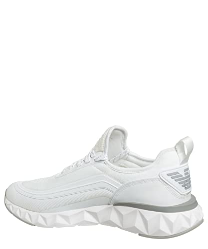 Emporio Armani EA7 Herren Ultimate 2.0 Sneaker White - Silver 43 1/3 EU von Emporio Armani