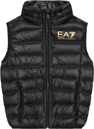 Emporio Armani EA7 Weste für Kinder, Modell 8NBQ02 BN29Z, Schwarz , 12 Jahre von Emporio Armani