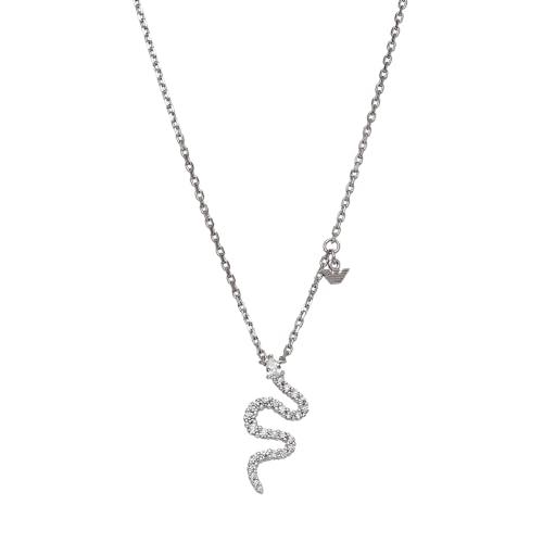 Emporio Armani EG3611040 Damen Collier Schlange Sterling-Silber 925 42 cm Emporio Armani EG3611040 Damen Collier Schlange Sterling-Silber 925 42 cm von Emporio Armani