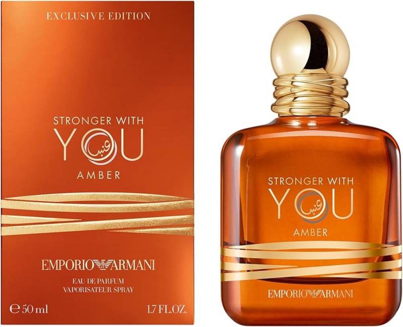 Emporio Armani Eau de Parfum Stronger with you Amber Männer EDP Spray, EMPORIO ARMANI, Herrenparfüm, Glasflakon, Herrenduft von Emporio Armani