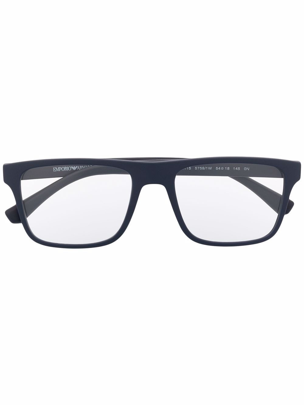 Emporio Armani Eckige Sonnenbrille - Blau von Emporio Armani