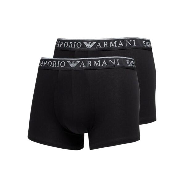 Emporio Armani - Emporio Armani 2er Set Endurance Stretch Cotton Trunk, Schwarz - Gr. - M von Emporio Armani
