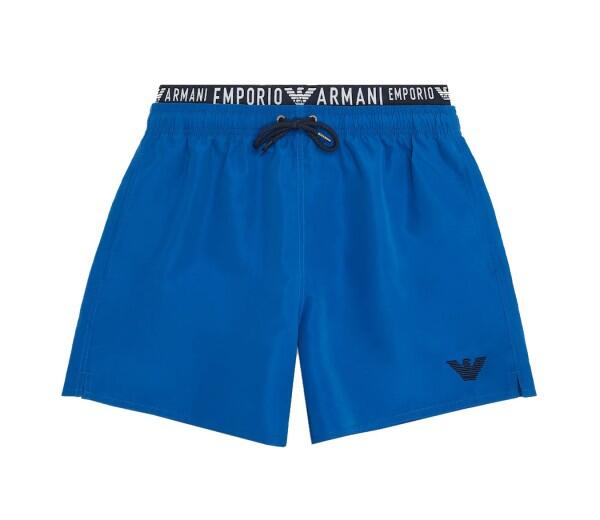 Emporio Armani - Emporio Armani Herren Badeshorts / Badehose, Blau - Gr. - 54 von Emporio Armani
