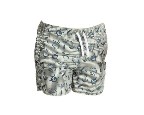 Emporio Armani - Emporio Armani Herren Badeshorts / Badehose, Weiß / Grün - Gr. - 54 von Emporio Armani