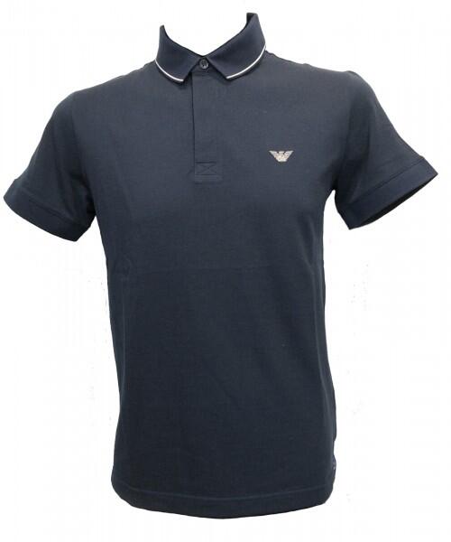 Emporio Armani - Emporio Armani Herren Polo Shirt, Dunkelblau 211804 - Gr. - S von Emporio Armani