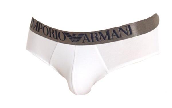 Emporio Armani - Emporio Armani Modal Brief, Weiß Gr. M - Gr. - M von Emporio Armani