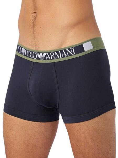 Emporio Armani - Emporio Armani Stretch Cotton Trunk, Marine - Gr. - XL von Emporio Armani