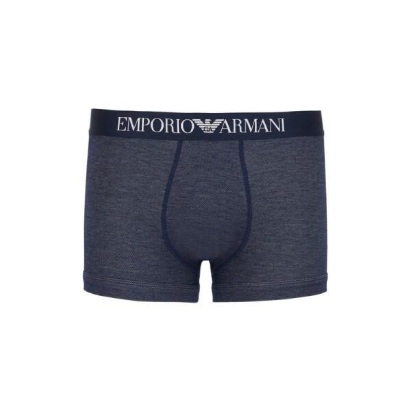 Emporio Armani - Emporio Armani Stretch Denim Effect Trunk, Blau - Gr. - L von Emporio Armani
