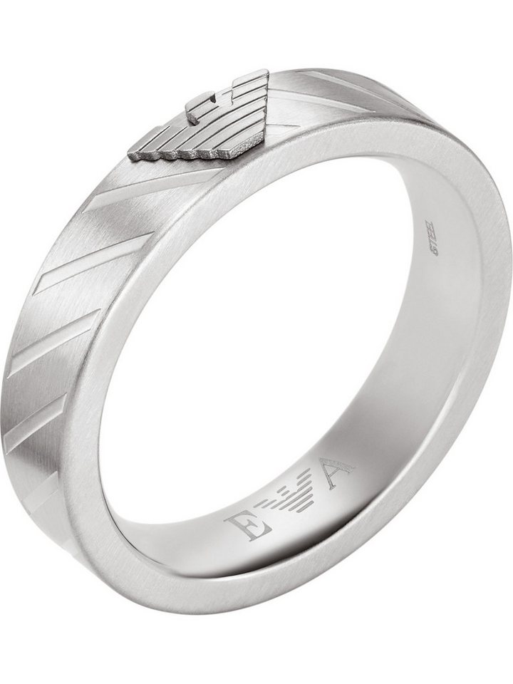 Emporio Armani Fingerring Emporio Armani Herren-Herrenring Edelstahl von Emporio Armani