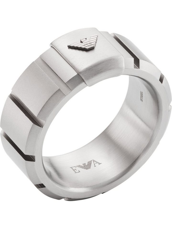 Emporio Armani Fingerring Emporio Armani Herren-Herrenring Edelstahl von Emporio Armani