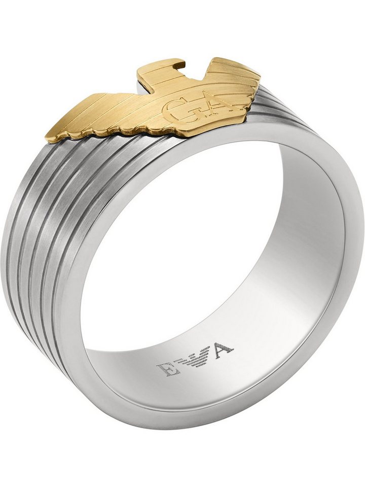 Emporio Armani Fingerring Emporio Armani Herren-Herrenring Edelstahl von Emporio Armani