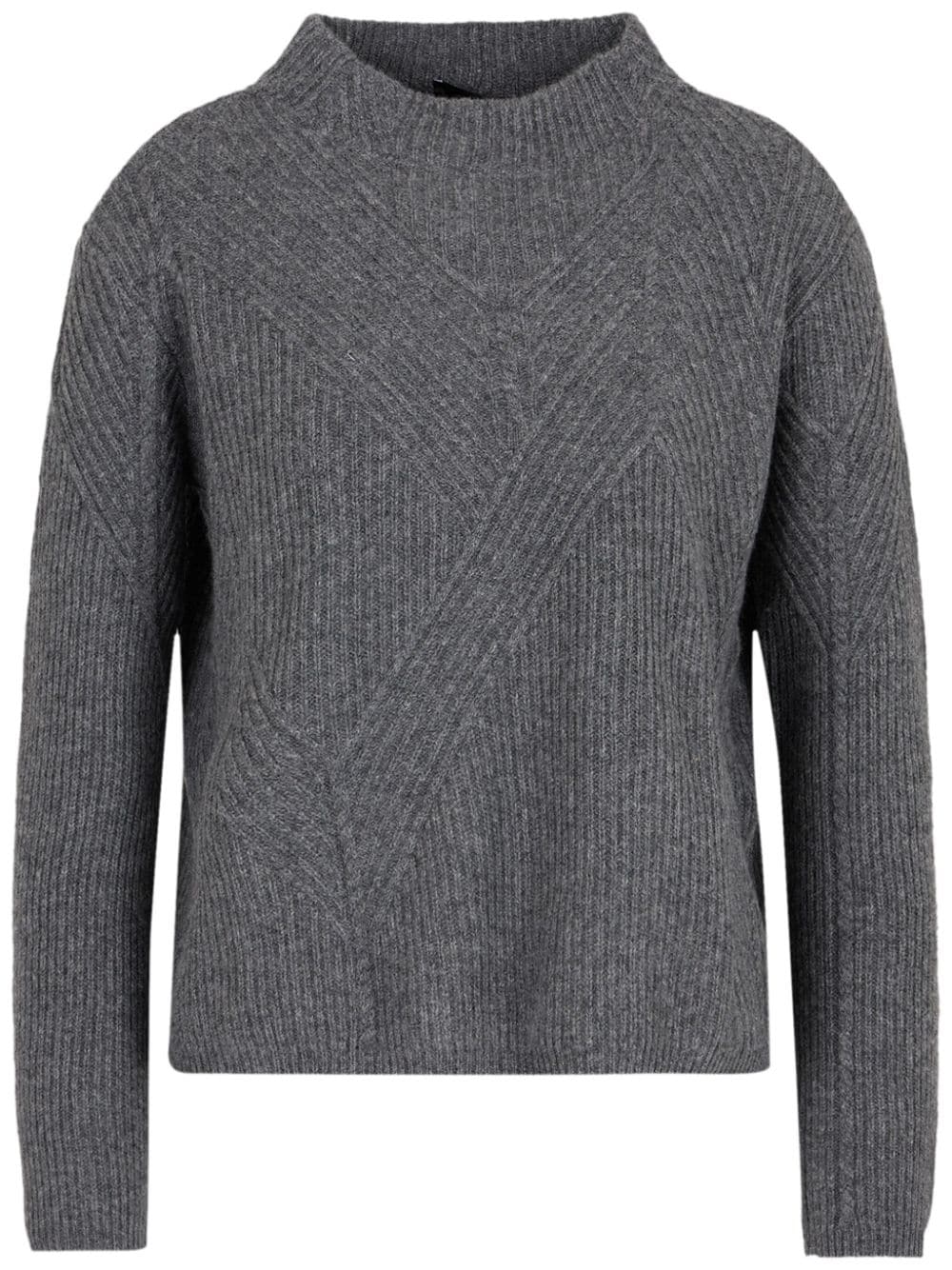 Emporio Armani Gerippter Pullover - Grau von Emporio Armani