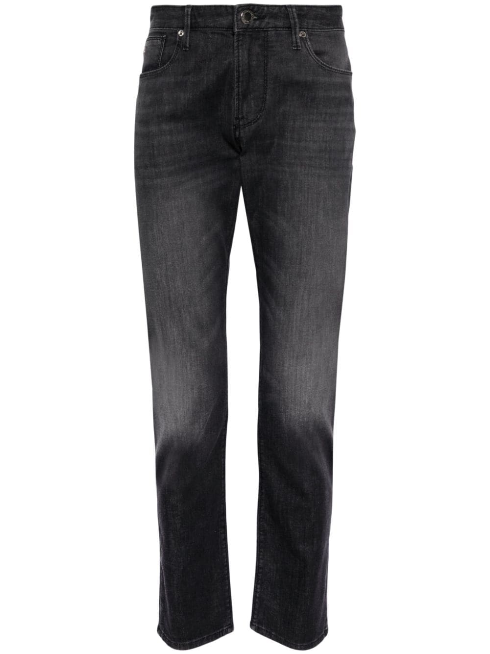 Emporio Armani Halbhohe Slim-Fit-Jeans - Blau von Emporio Armani