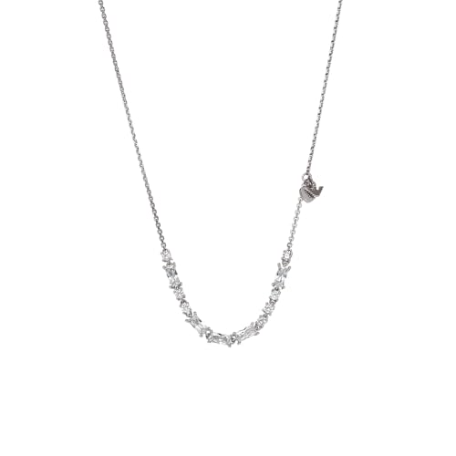 Emporio Armani Halskette für Damen, Sterlingsilber, EG3604040, Länge: 350 mm + 70 mm, Breite: 5 mm, Höhe: 2,5 mm, Sterlingsilber, kein Edelstein, Length: 350mm + 70mm, Width: 5mm, Height: 2.5mm, Emporio Armani Halskette für Damen, Sterlingsilber, EG3604040, Länge: 350 mm + 70 mm, Breite: 5 mm, Höhe: 2,5 mm, Sterlingsilber, kein Edelstein, Length: 350mm + 70mm, Width: 5mm, Height: 2.5mm, von Emporio Armani