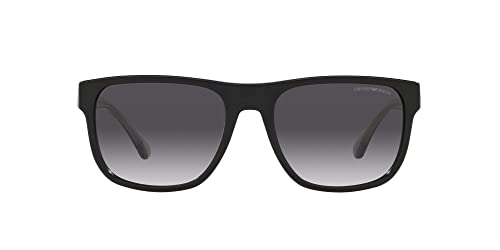 Emporio Armani Herren 0ea4163 Sonnenbrille, Schwarz/Grau (Grey Shaded), 56 von Emporio Armani