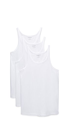 Emporio Armani Herren 3-Pack Tank Top Regular Fit Unterhemd, Weiß, X-Groß (3er Pack) von Emporio Armani