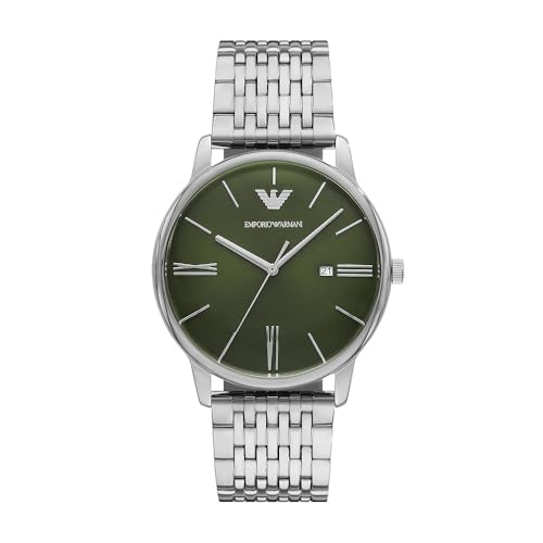 Emporio Armani Herren Analog Quarz Uhr mit Edelstahl Armband AR11644 von Emporio Armani