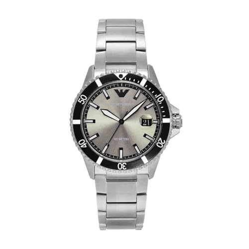 Emporio Armani Herren Analog Quarz Uhr mit Edelstahl Armband AR11683 von Emporio Armani
