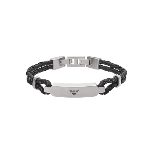 Emporio Armani Armband Für Männer, Innenlänge: 185mm, Größen-Id: 40X5mm Silber Edelstahlarmband, EGS2719040 Emporio Armani Armband Für Männer, Innenlänge: 185mm, Größen-Id: 40X5mm Silber Edelstahlarmband, EGS2719040 von EMPORIO ARMANI