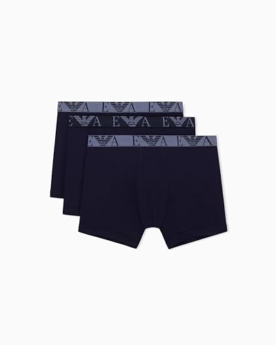 Emporio Armani Herren Bold Monogram 3-Pack Boxer Boxershorts, blau, M Emporio Armani Herren Bold Monogram 3-Pack Boxer Boxershorts, blau, M von Emporio Armani