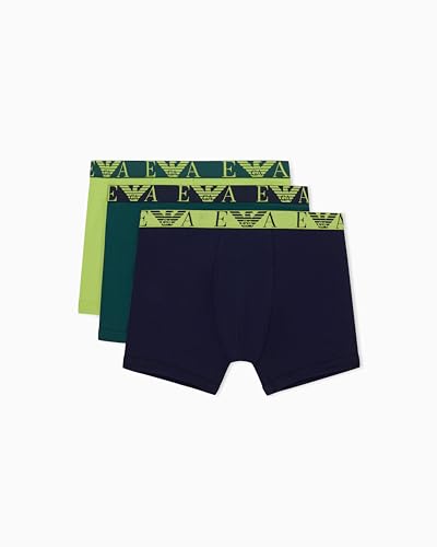 Emporio Armani Herren Bold Monogram 3-Pack Boxer Boxershorts, blau, XXL Emporio Armani Herren Bold Monogram 3-Pack Boxer Boxershorts, blau, XXL von Emporio Armani