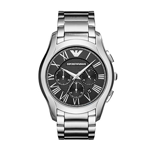 Emporio Armani Herren Chronograph Quarz Uhr mit Edelstahl Armband AR11083 von EMPORIO ARMANI
