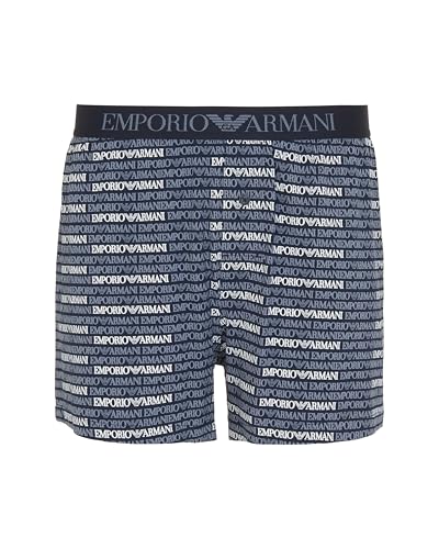 Emporio Armani Herren Classic Pattern Mix Boxer Boxershorts, blau, M Emporio Armani Herren Classic Pattern Mix Boxer Boxershorts, blau, M von Emporio Armani