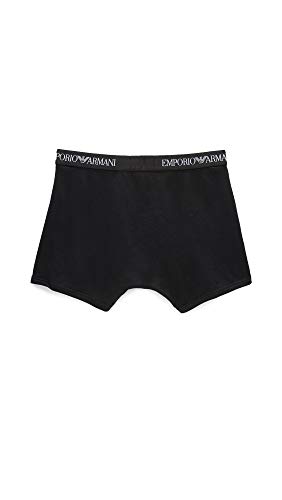 Emporio Armani Herren Boxershorts aus Baumwolle Retroshorts, schwarz, Medium (3er Pack) von Emporio Armani