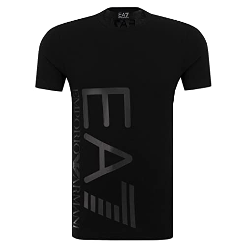Emporio Armani Herren EA7 T-Shirt 3ZPT36 PJM5Z Kurzarm Rundhals Gr. M, Schwarz von Emporio Armani