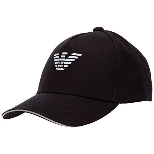 Emporio Armani Herren Eagle Cap Black von Emporio Armani