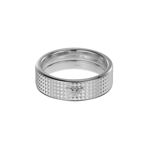 EMPORIO ARMANI Herren-Edelstahlband-Ring, EGS298804010 von Emporio Armani