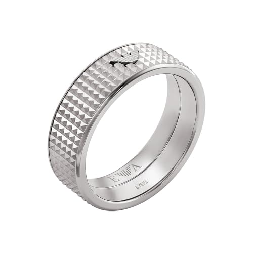 EMPORIO ARMANI Herren-Edelstahlband-Ring, EGS29880409 von Emporio Armani