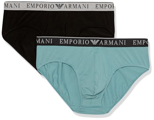 Emporio Armani Herren Emporio Armani Men's 2-pack Endurance Boxer Briefs, Black/Artic, S EU Emporio Armani Herren Emporio Armani Men's 2-pack Endurance Boxer Briefs, Black/Artic, S EU von Emporio Armani