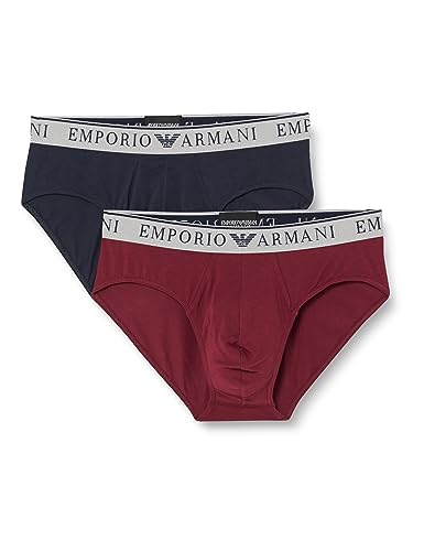 Emporio Armani Herren Emporio Armani Men's 2-pack Endurance Boxer Briefs, Borgundy/Marine, S EU Emporio Armani Herren Emporio Armani Men's 2-pack Endurance Boxer Briefs, Borgundy/Marine, S EU von Emporio Armani
