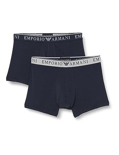 Emporio Armani Herren Emporio Armani Men's 2-pack Endurance Trunks, Marine/Marine, S EU von Emporio Armani