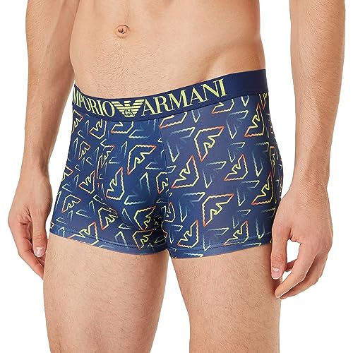 Emporio Armani Herren Emporio Armani Men's All Over Eagle Microfiber Trunks, Ink Eagles, M EU von Emporio Armani