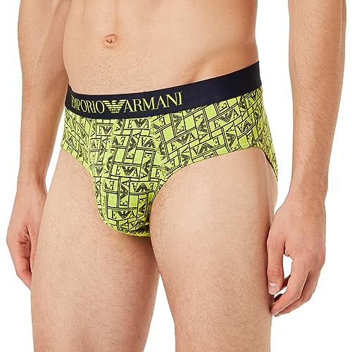 Emporio Armani Herren Emporio Armani Men's All Over Logo Boxer Briefs, Lime Ea Logo, S EU Emporio Armani Herren Emporio Armani Men's All Over Logo Boxer Briefs, Lime Ea Logo, S EU von Emporio Armani