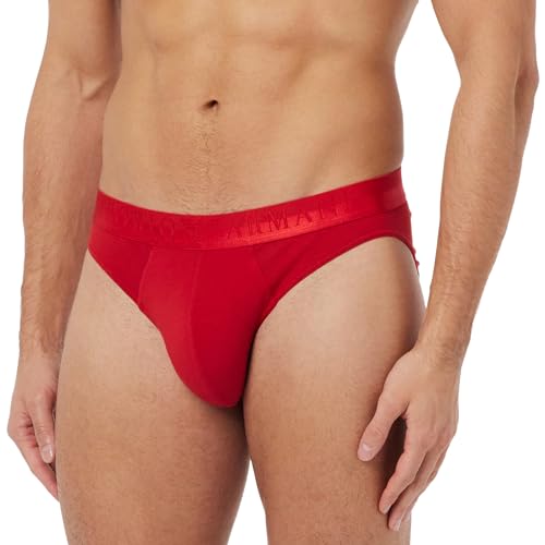 Emporio Armani Herren Emporio Armani Men's Christmas Shiny Logo Boxer Briefs, Rot, L EU von Emporio Armani