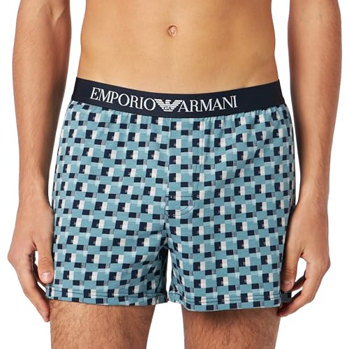 Emporio Armani Herren Emporio Armani Men's Classic Pattern Mix Boxer Shorts, Artic Geometric Print, L EU von Emporio Armani