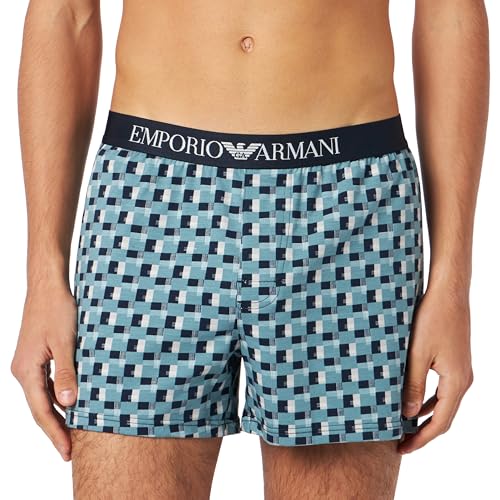 Emporio Armani Herren Emporio Armani Men's Classic Pattern Mix Boxer Shorts, Artic Geometric Print, M EU von Emporio Armani