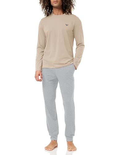 Emporio Armani Herren Emporio Armani Men's Endurance Pajama Set, Rope/Melange Grey, M EU von Emporio Armani