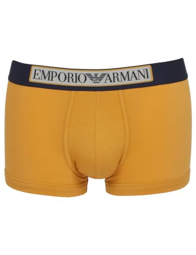 Emporio Armani Herren Emporio Armani Men's Logo Label Trunks, Mustard Yellow, L EU von Emporio Armani